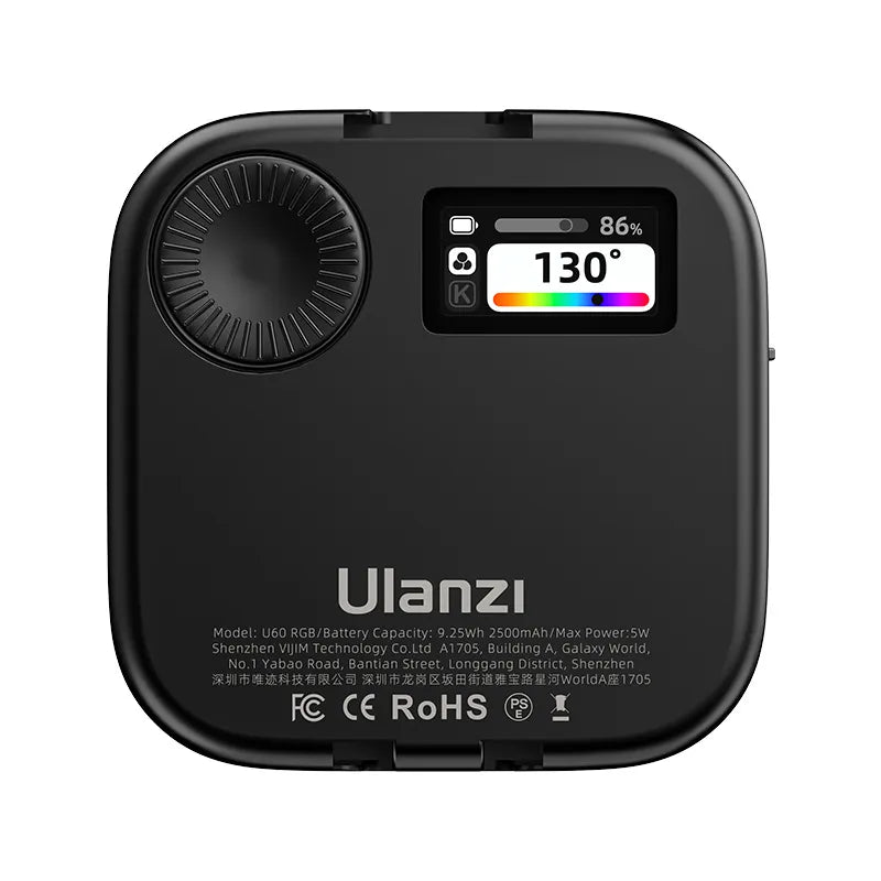 Ulanzi U60 RGB-Videoleuchte L027GBB1