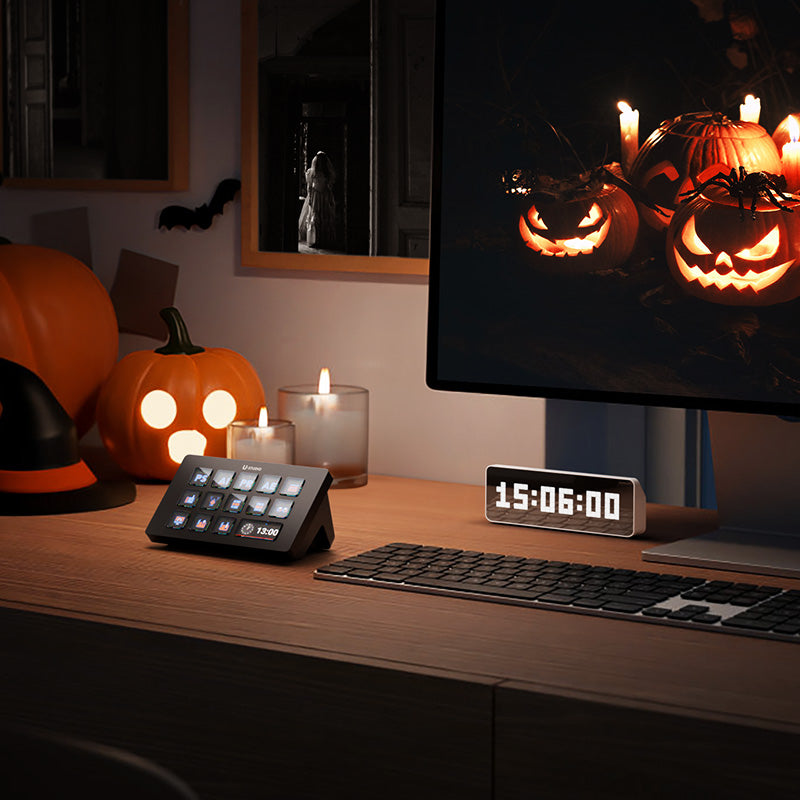 Stream Deck & Pixel Uhr Desktop Kit