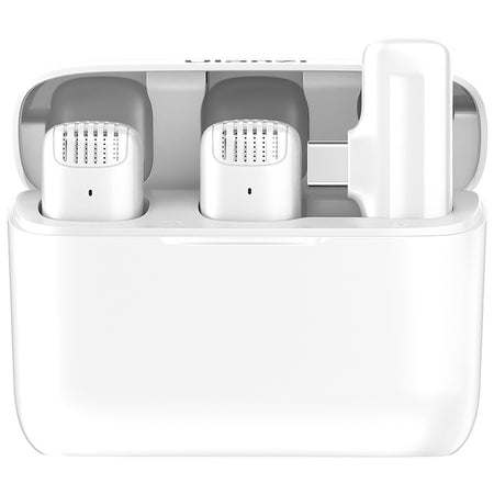 Sistema microfonico lavalier wireless Ulanzi J12 (bianco）